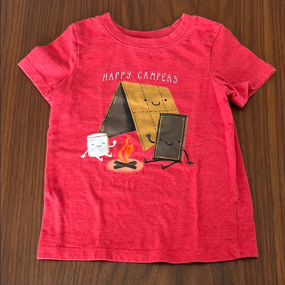 Cat & Jack “Happy Campers” T-shirt 2T